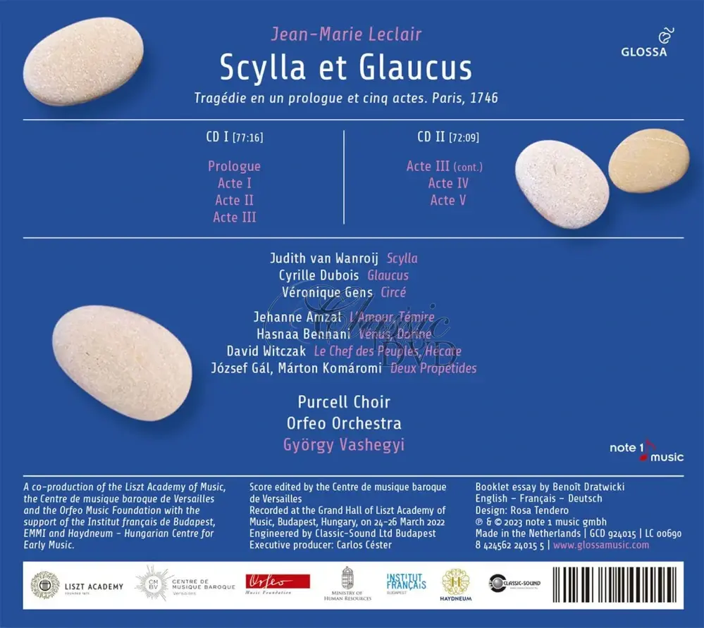 Jean-Marie Leclair: Scylla Et Glaucus (2CD)