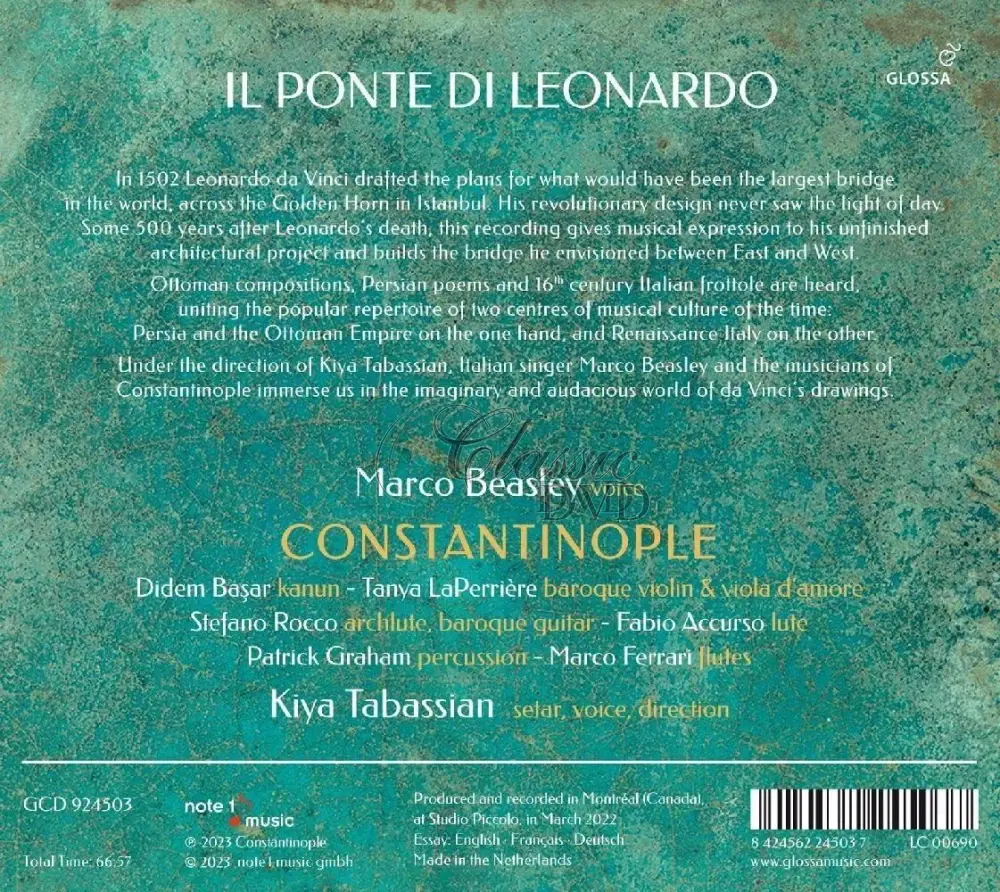 Ensemble Constantinople - Il Ponte di Leonardo (CD)