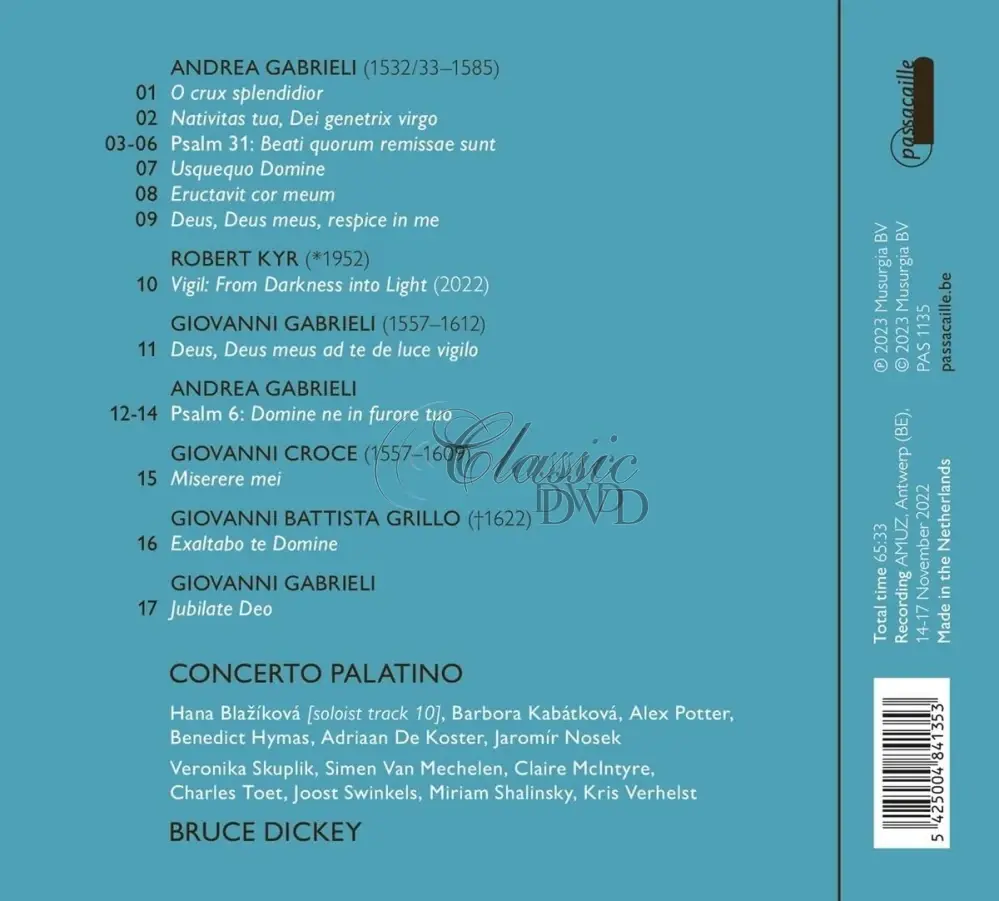 Ex Tenebris Ad Lucem: Venetian Music Of Penitence (CD)