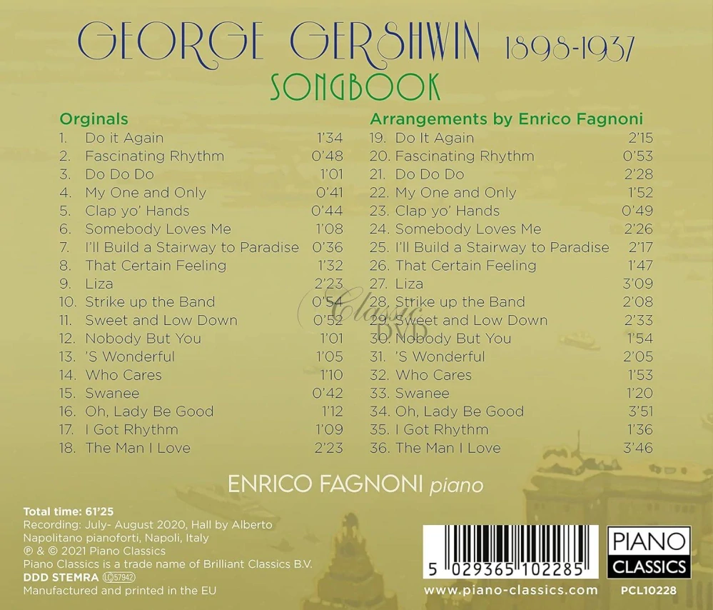 George Gershwin - Songbook (CD)