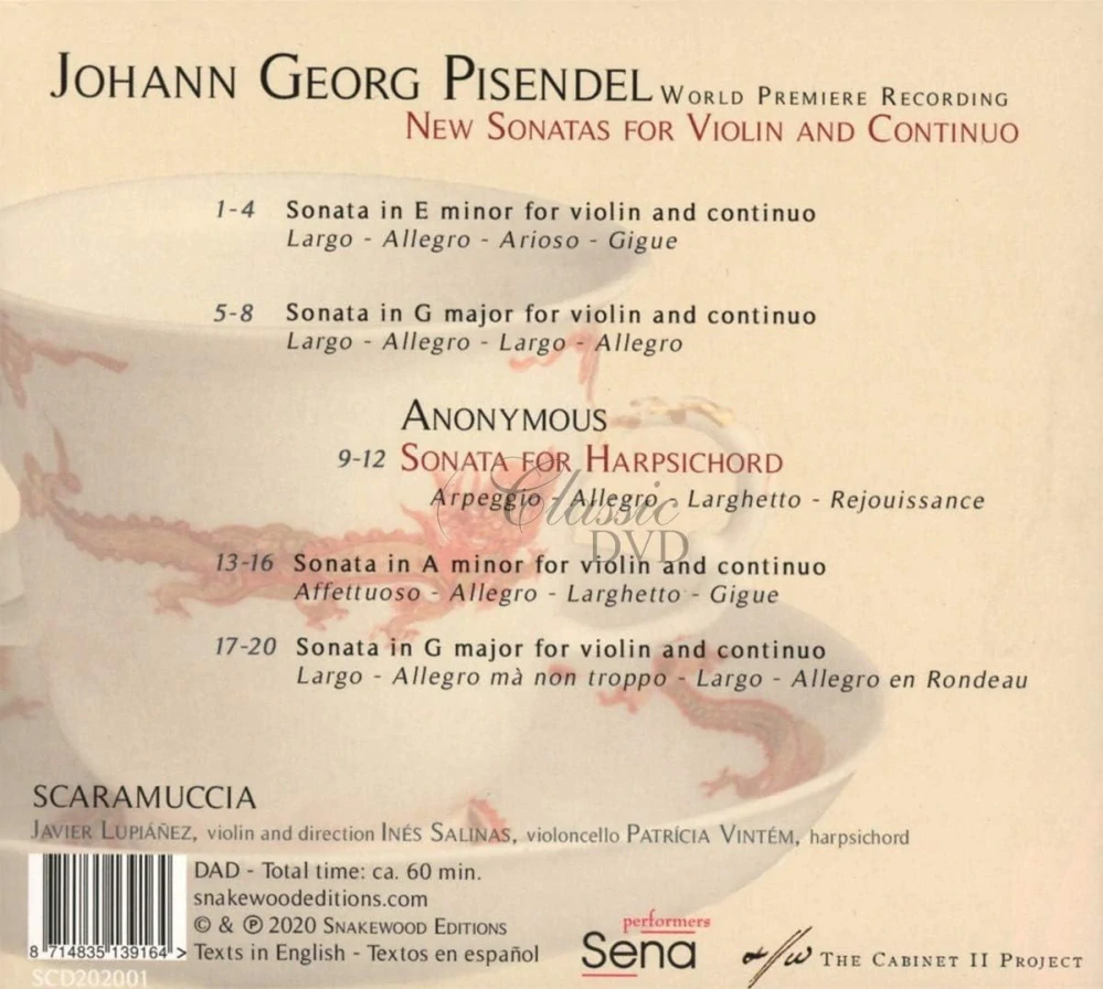 Johann Georg Pisendel - Neue Sonaten (CD)