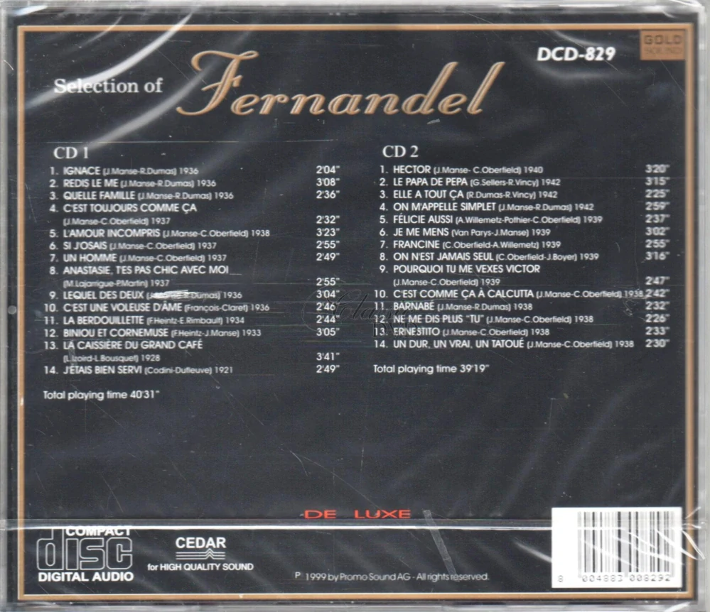 FERNANDEL: Selection - The Best (2CD)