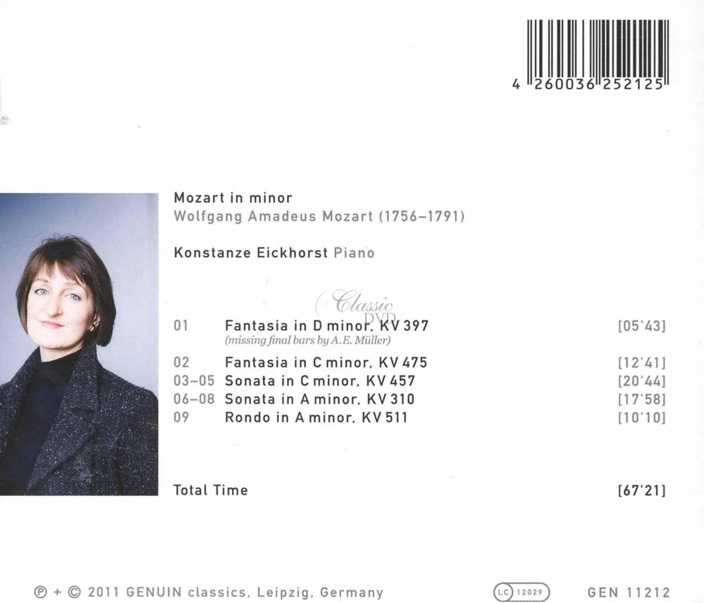 Mozart: Klaviersonaten Nr.8 & 14 (CD)