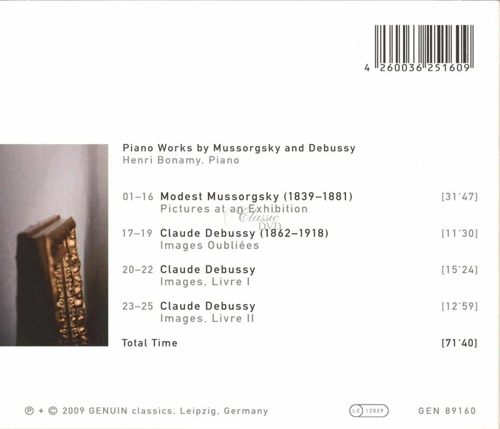 Mussorgsky / Debussy - Piano works (CD)