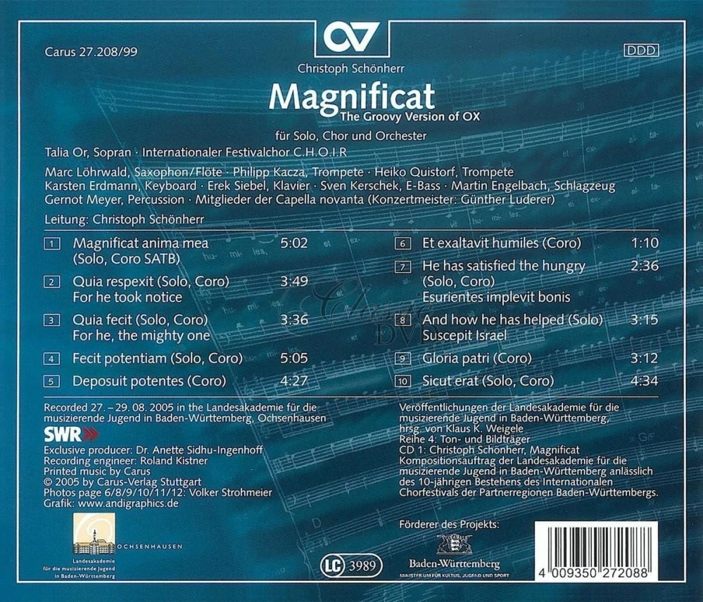 Christoph Schönherr: Magnificat (CD)