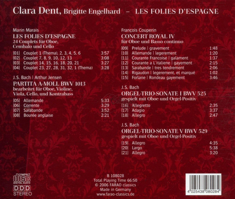 Clara Dent - Les folies d'espagne (CD)