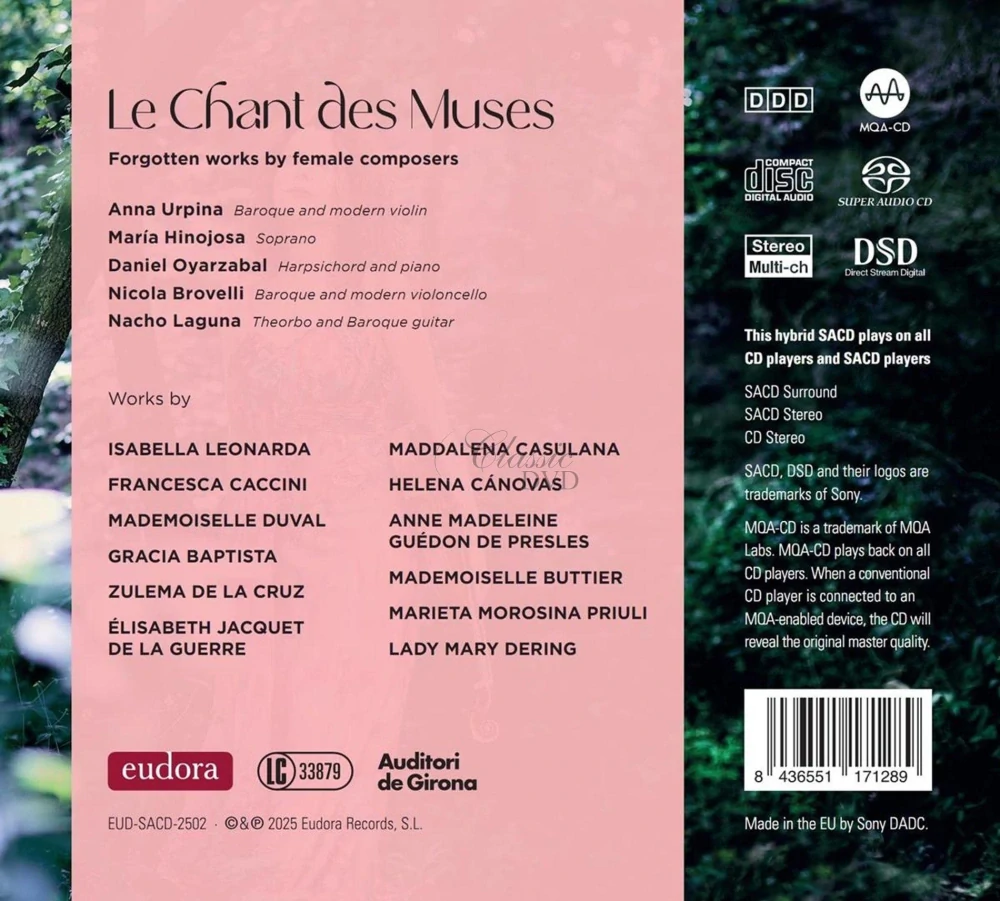 Le Chant des Muses - Forgotten Works by Female Composers (SACD)