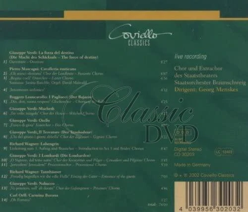 Va Pensiero - Opernchöre von Verdi, Mascagni, Leoncavallo, Wagner, Orff (CD)