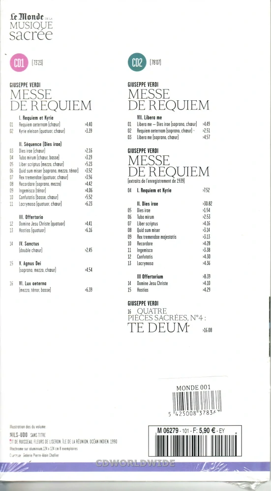 Giuseppe Verdi: Messa da Requiem • Te Deum (2CD)