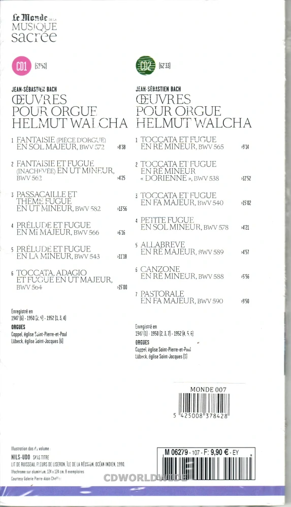 Johann Sebastian Bach: Organ Works (2CD)