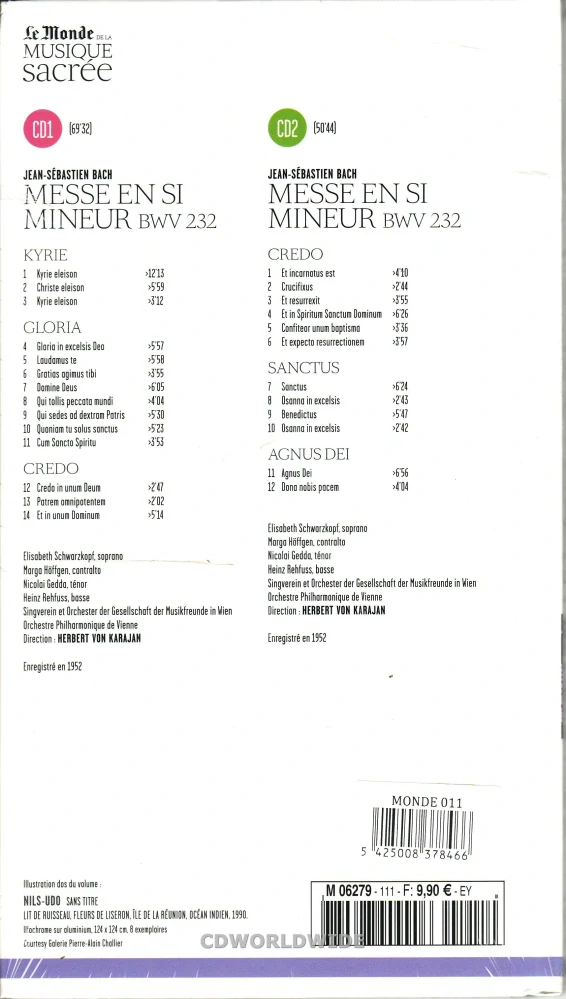 Johann Sebastian Bach: Mass in B minor, BWV 232 (2CD)