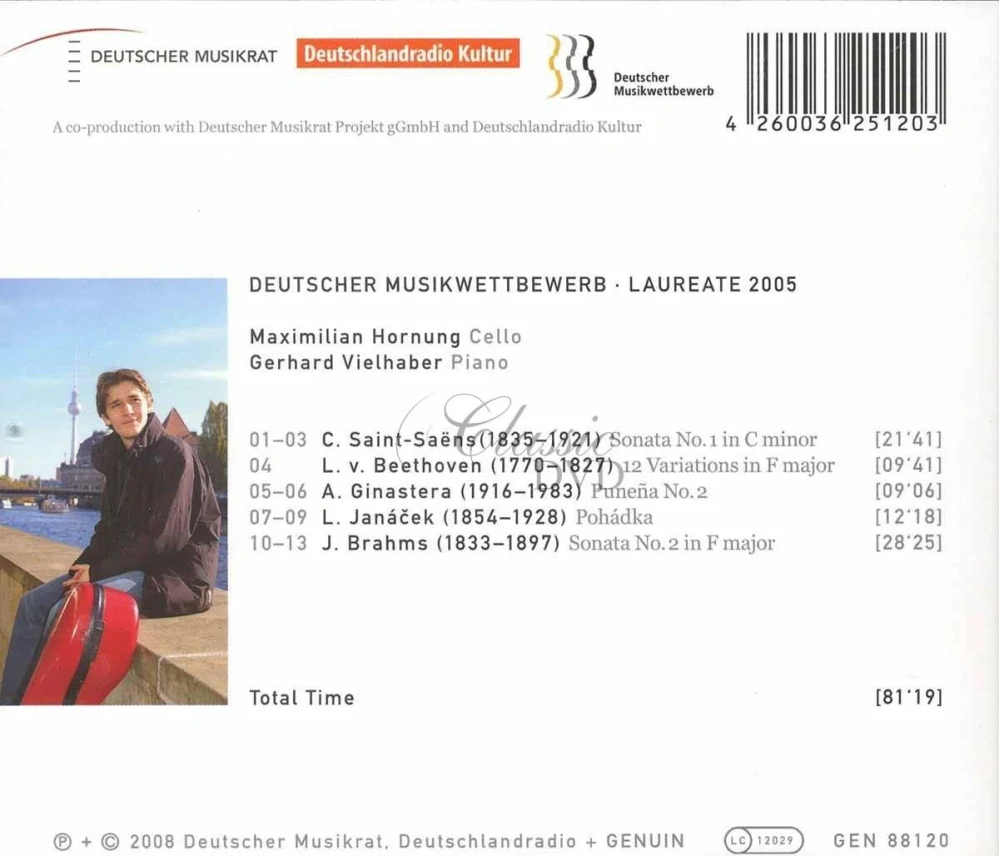 Maximilian Hornung – Cello (CD)