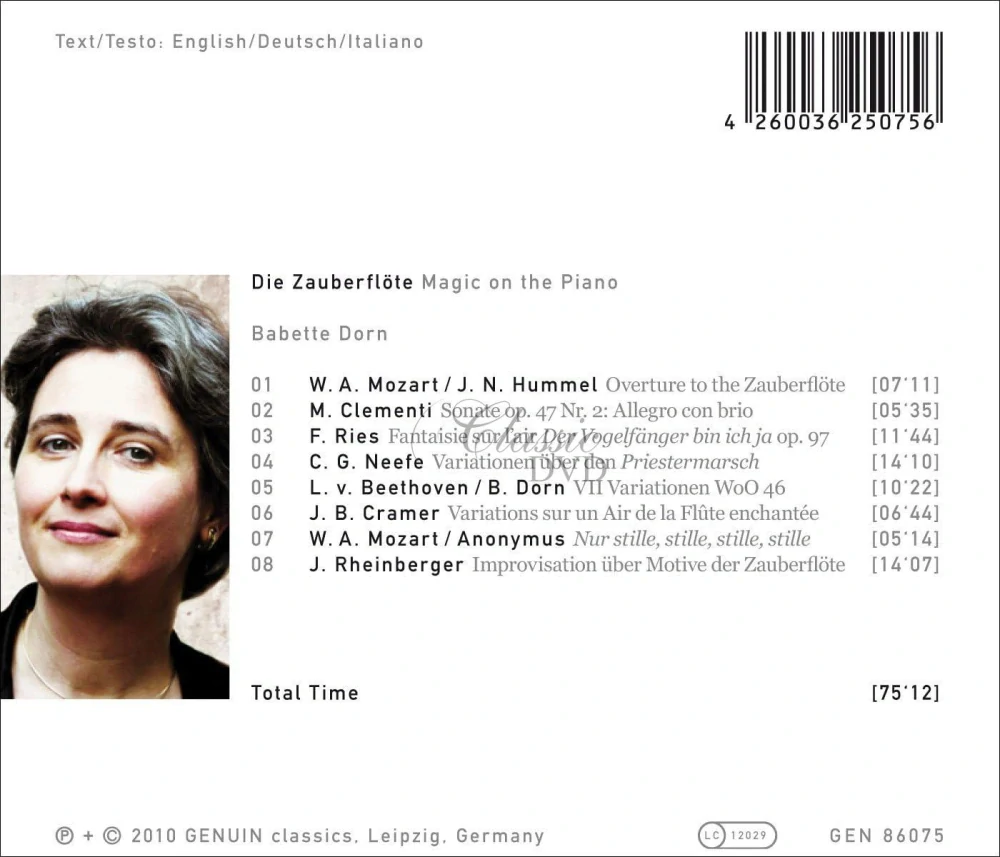 Die Zauberflöte – Magic on the Piano (CD)