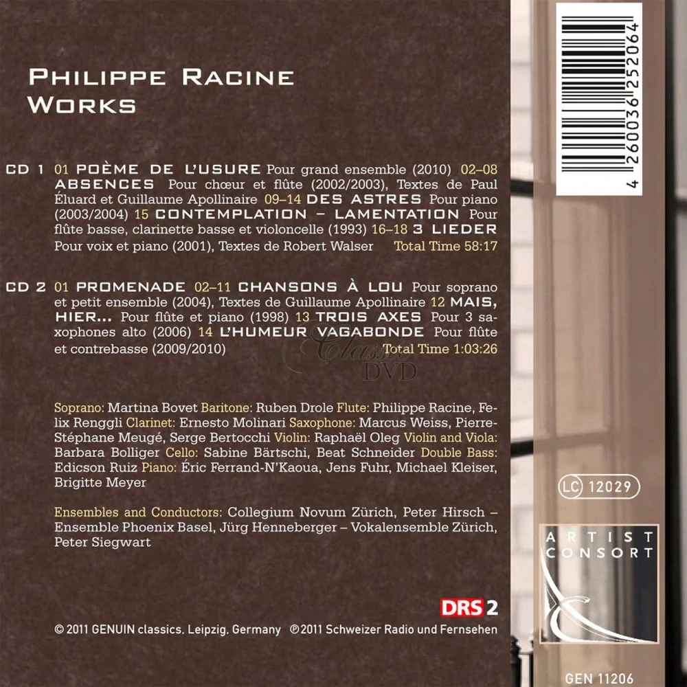 Philippe Racine – Works (2CD)