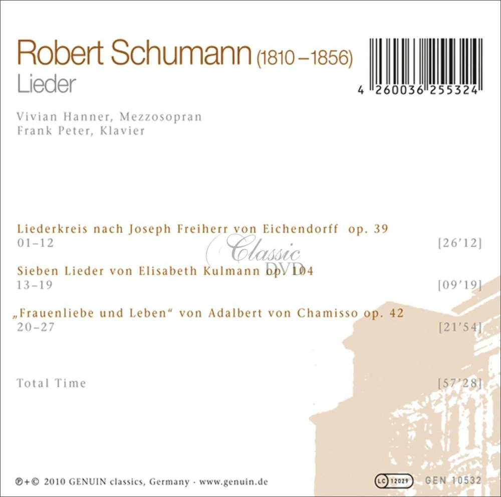 Robert Schumann – Lieder (CD)