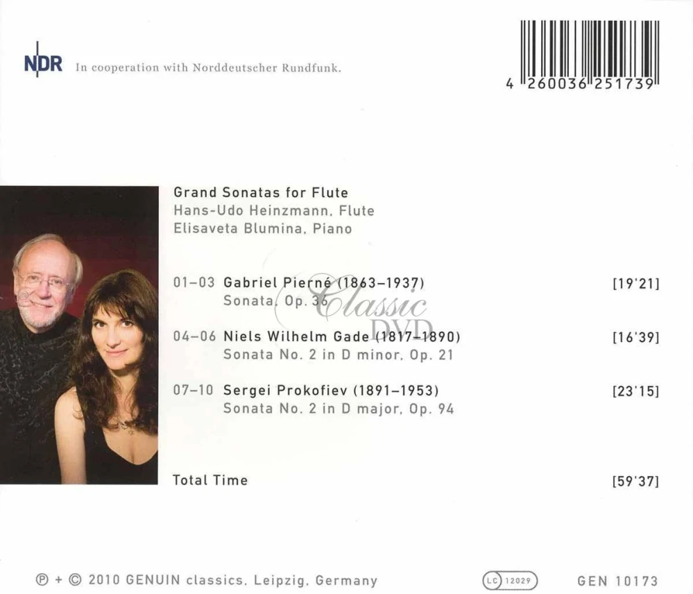 Grand Sonatas for Flute (CD)