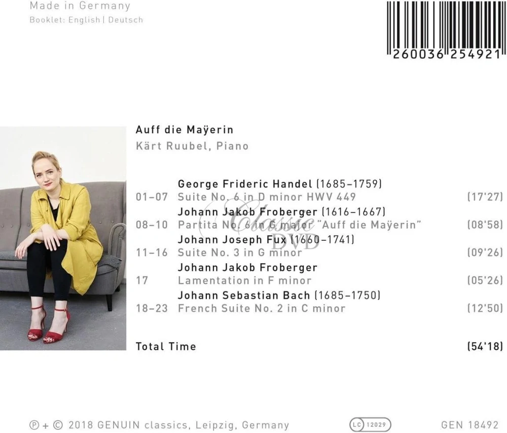 Auff die Maÿerin (CD)