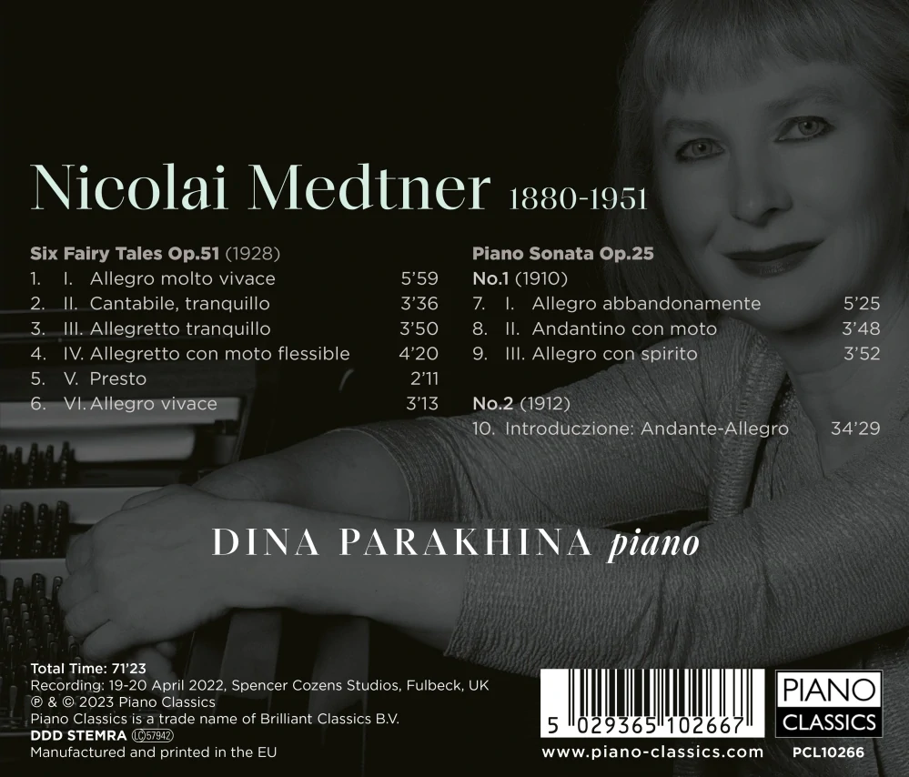 Nicolai Medtner (1880–1951) : Piano Sonatas Op.25 Nos. 1 & 2 · Six Fairy Tales Op.51 (CD)