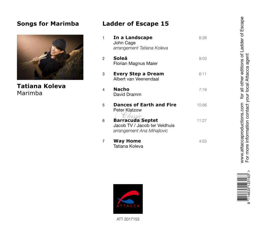 Ladder of Escape 15 : Tatiana Koleva – marimba (CD)