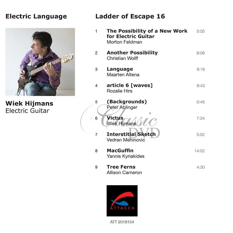 Ladder of Escape 16 : Wiek Hijmans – electric guitar (CD)