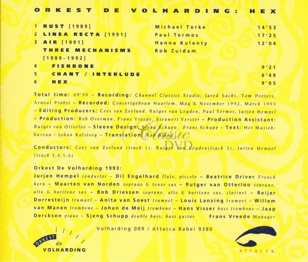 Orkest de Volharding – Hex (CD)