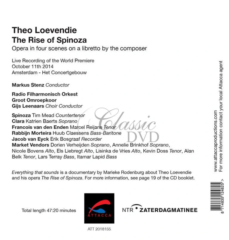 Theo Loevendie – The Rise of Spinoza (CD)