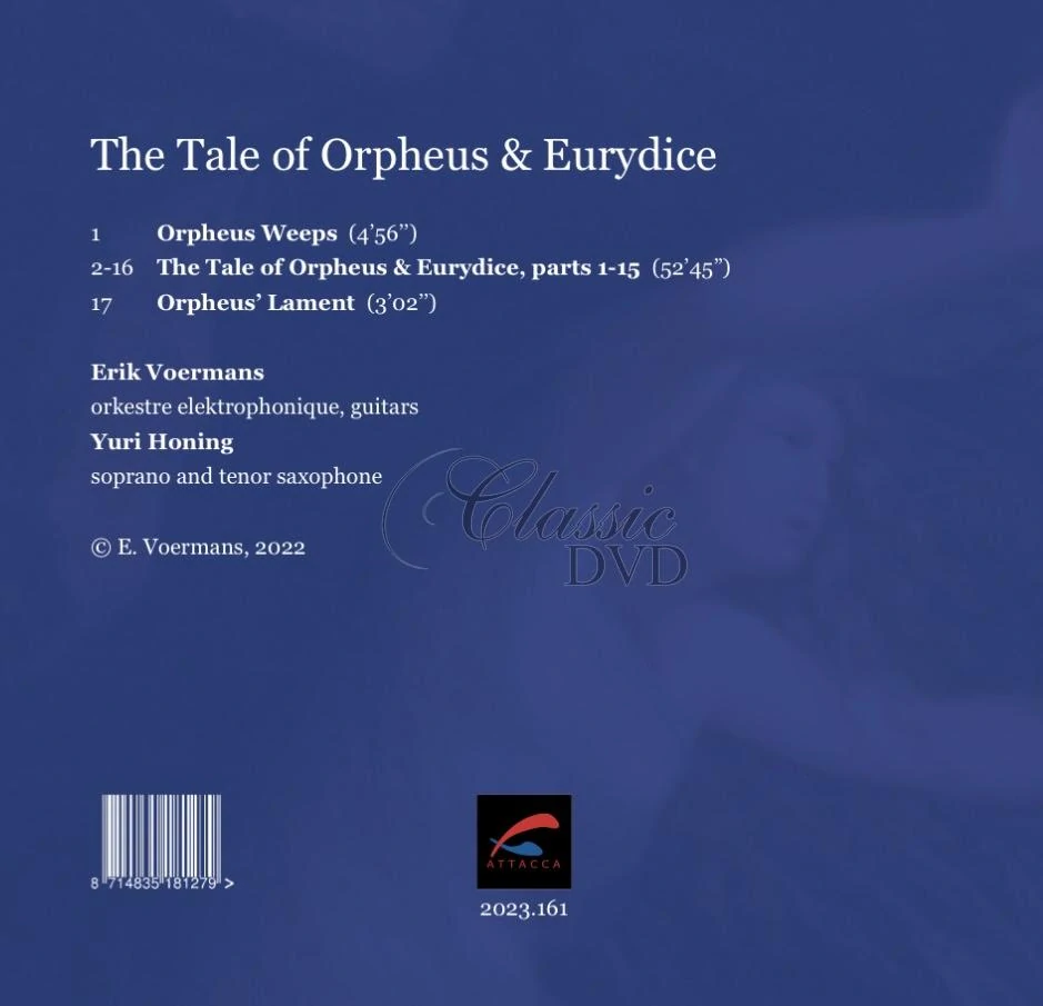 Erik Voermans – The Tale of Orpheus & Eurydice (CD)