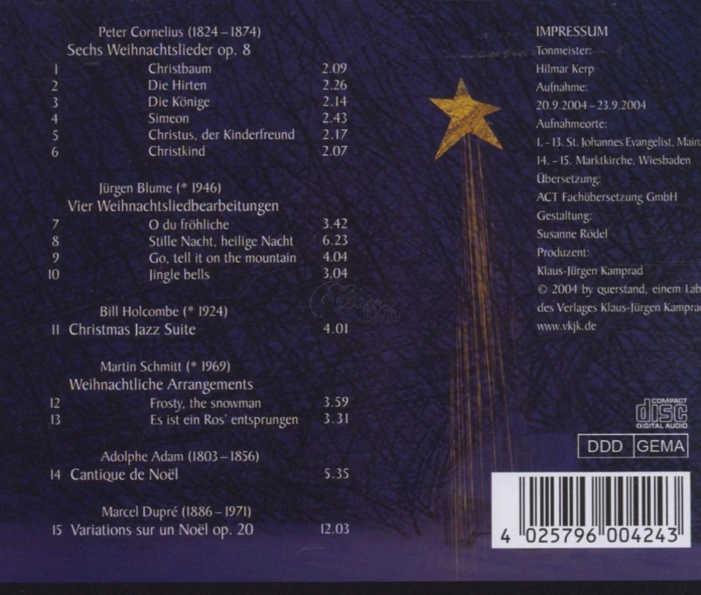 Bereite dich, Zion … Weihnachtliche Klänge aus Mainz (CD)