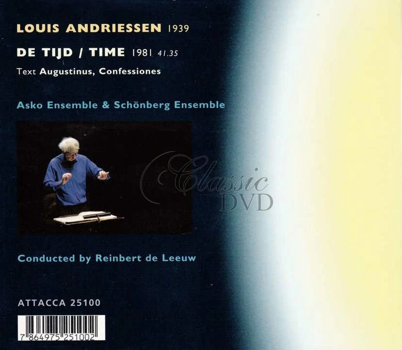 Louis Andriessen – De Tijd (CD)