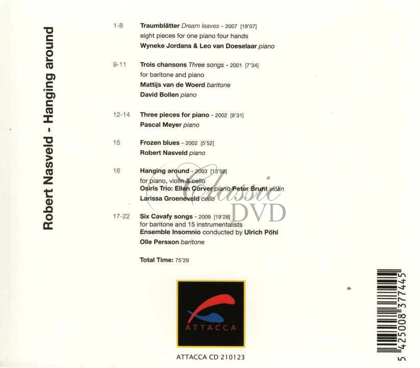 Robert Nasveld – Hanging Around (CD)