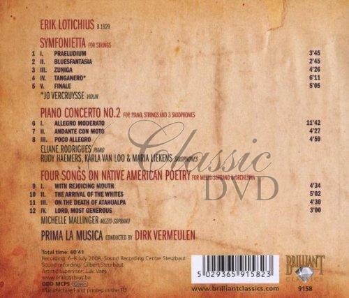 LOTICHIUS,E.: Symfonietta, Piano Concerto No.2 (CD)