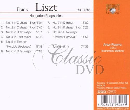 LISZT,F.: Uherská rapsodie / Hungarian Rhapsodies (CD)