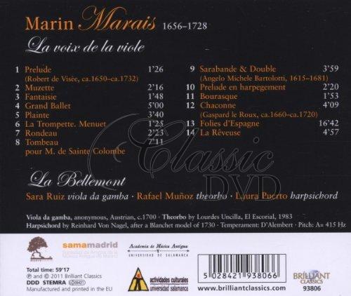 MARAIS,M.: La Voix de la Viole (CD)