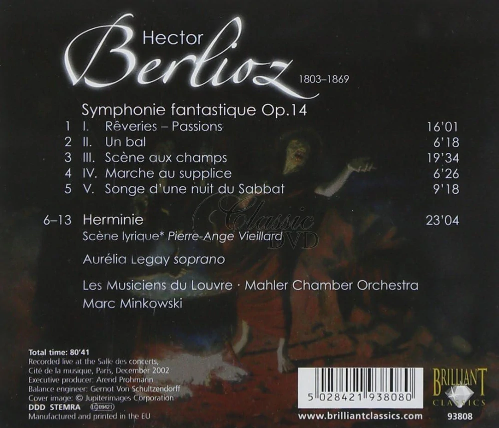 BERLIOZ,H.: Symphonie fantastique Op.14 (CD)