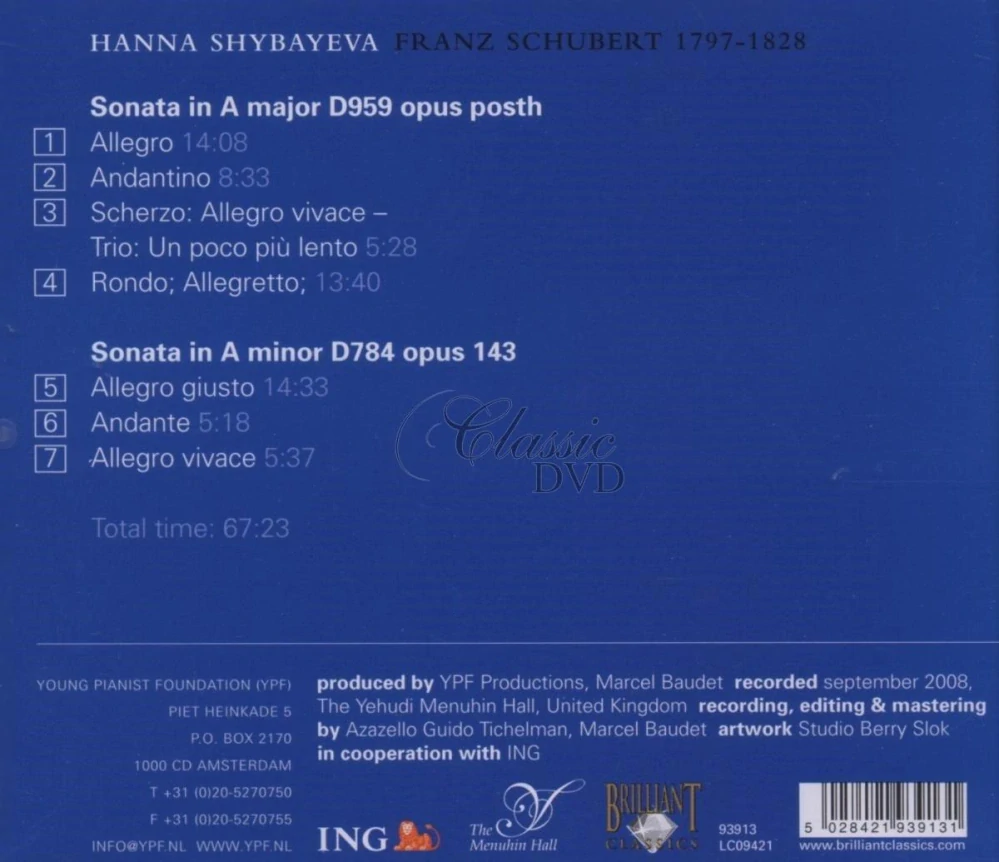 SCHUBERT,F.: Piano Sonatas (CD)