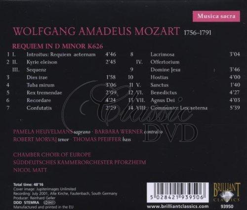 MOZART,W.A.: Requiem in D minor KV 626 (CD)