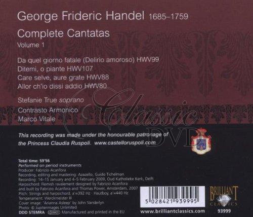HÄNDEL,G.F.: Complete Cantatas Vol.1 (CD)