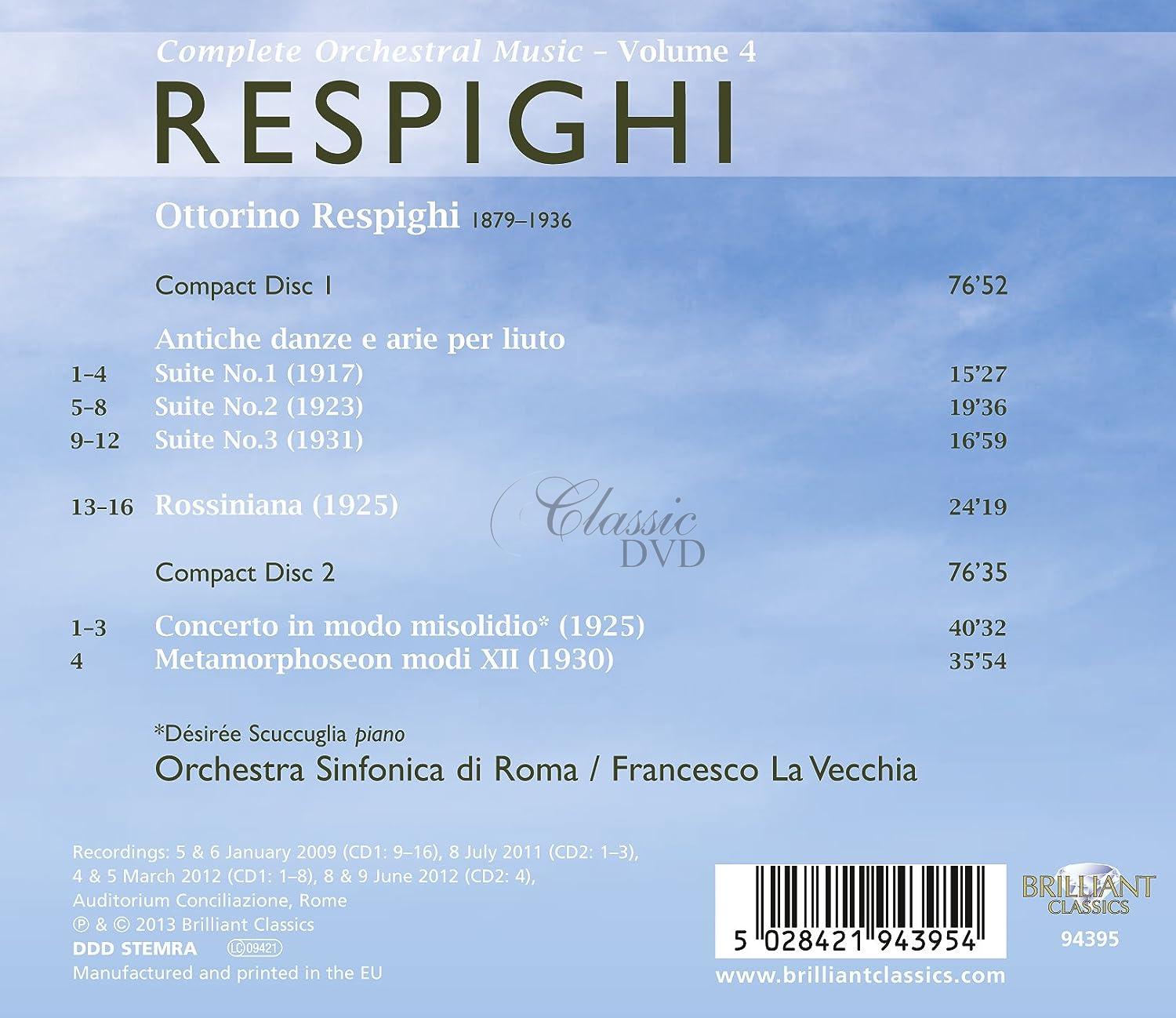 RESPIGHI,O.: Complete Orchestral Music, Vol. 4 (2CD)