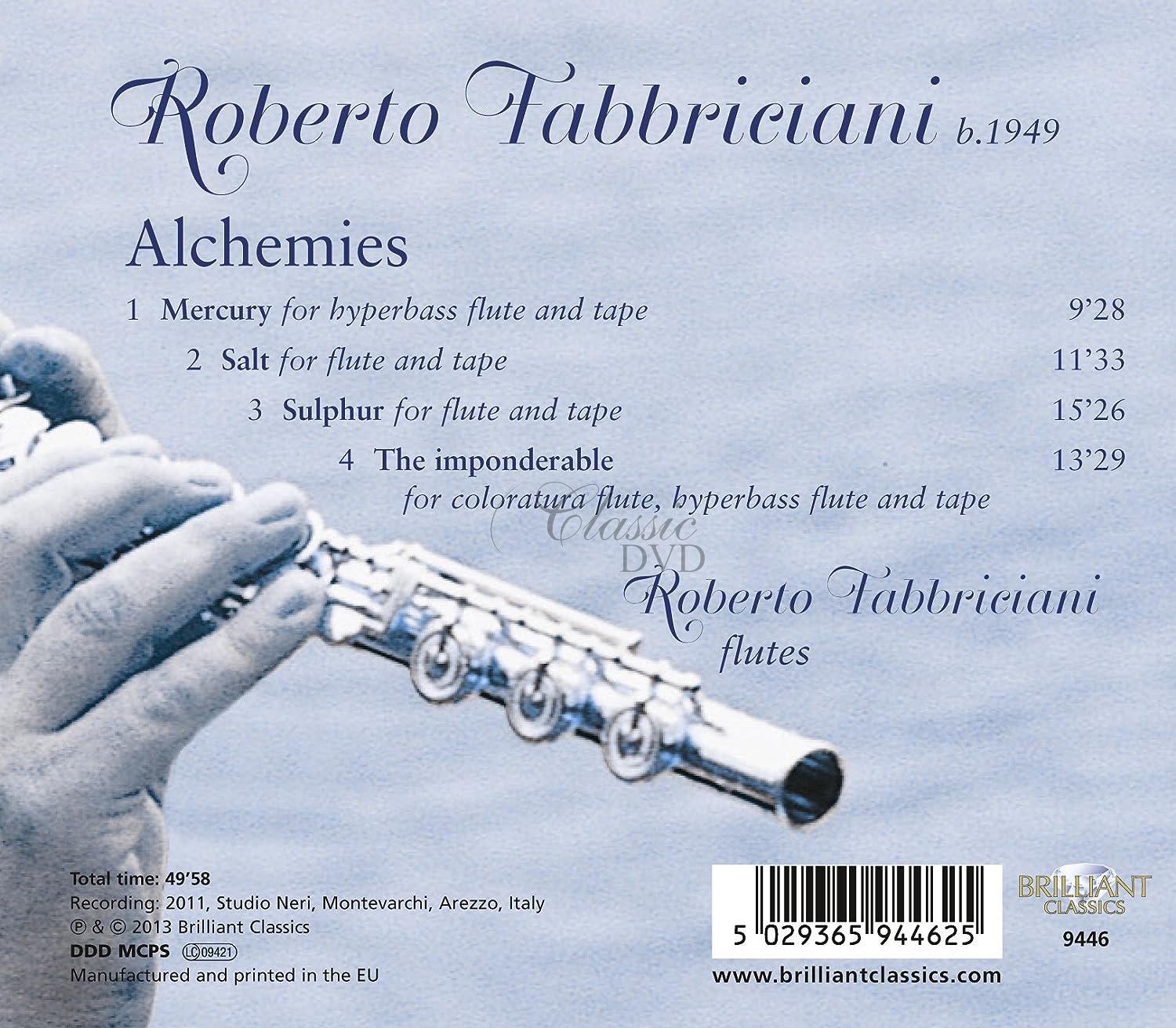 Roberto Fabbriciani - Alchemies (CD)