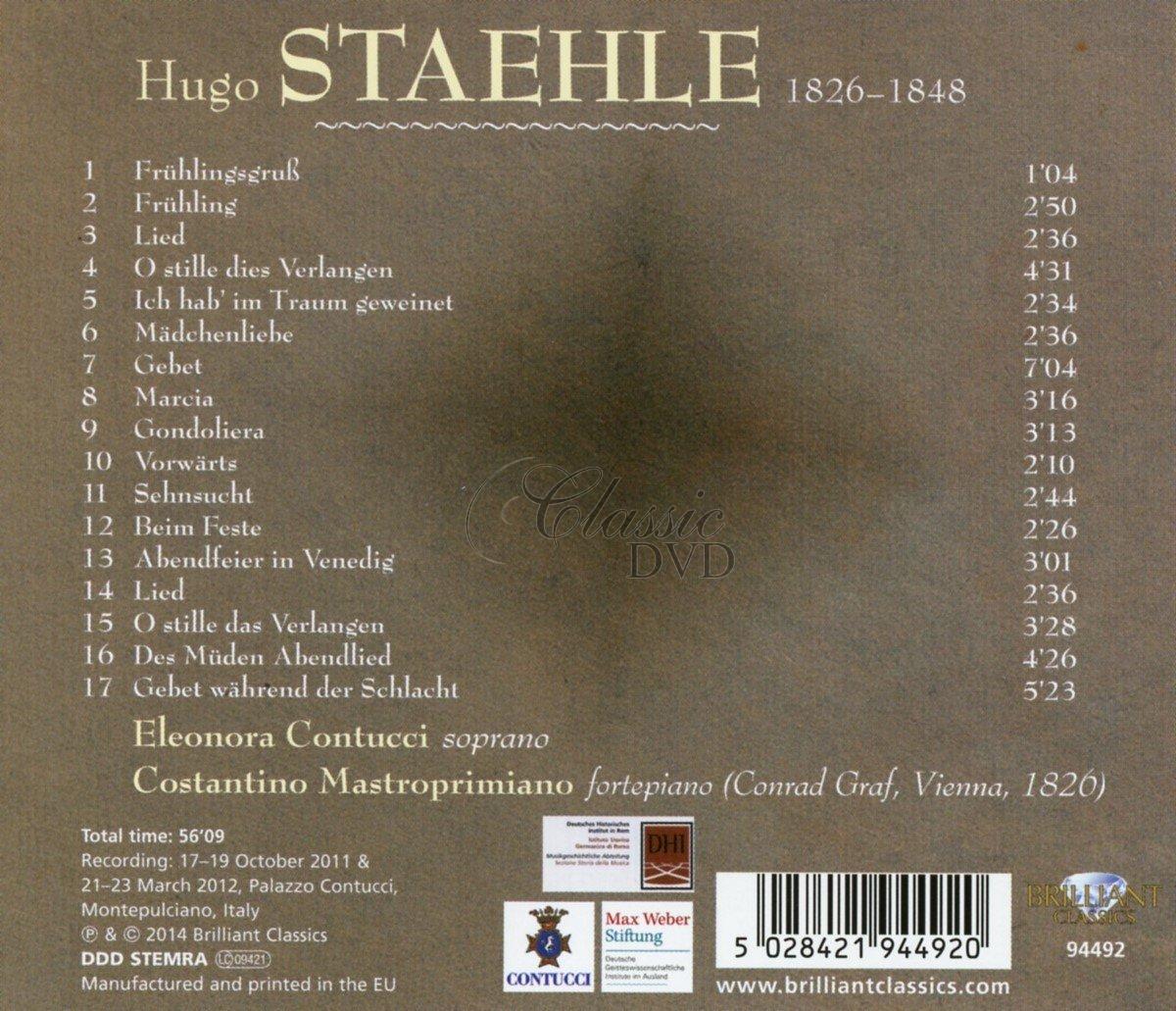 STAEHLE: Mädchenliebe - Songs (CD)