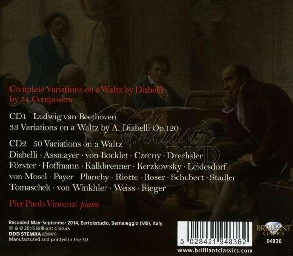 Complete variations on a waltz by Diabelli (2CD)