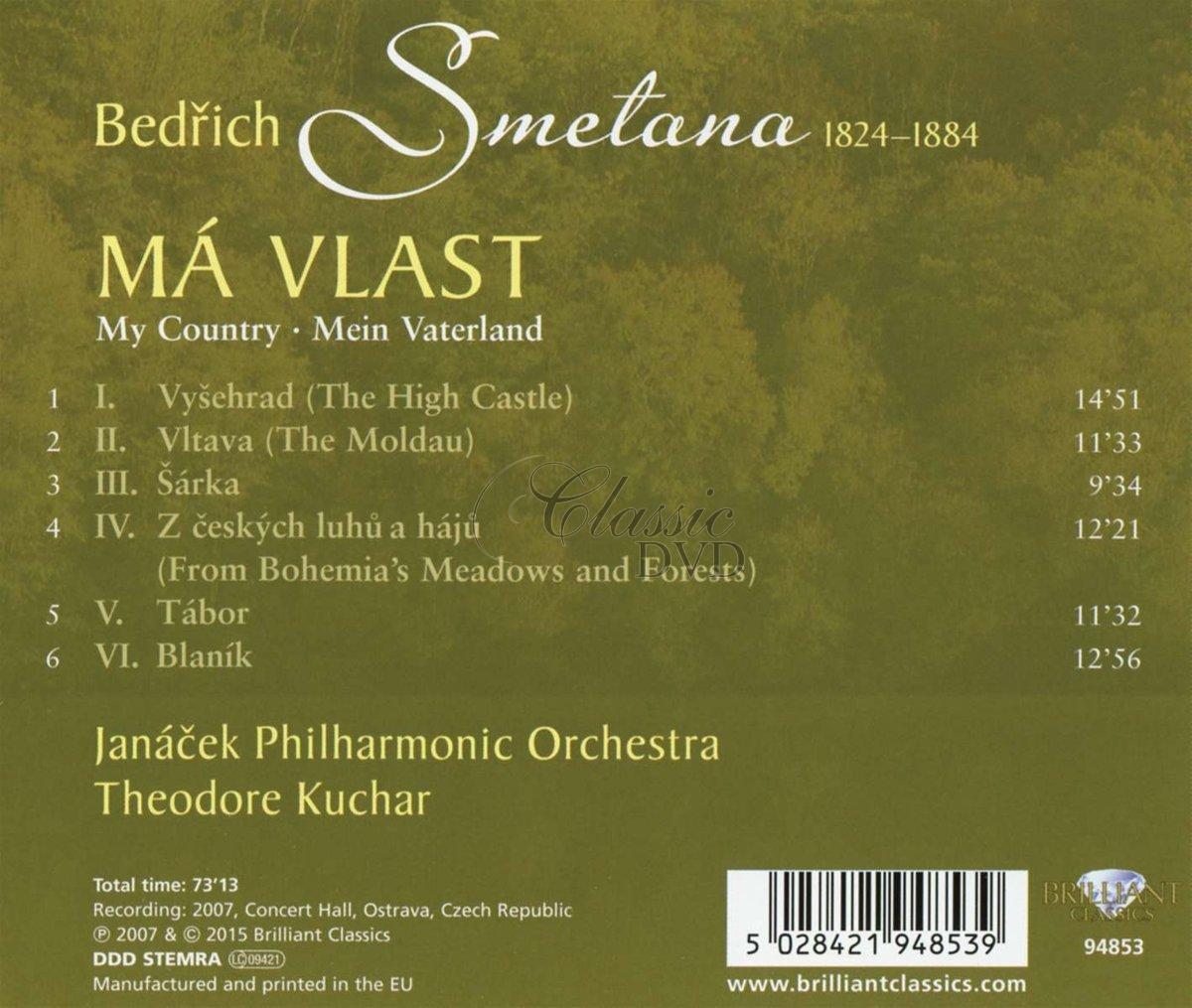 SMETANA: Má Vlast / My Country / Mein Vaterland (CD)