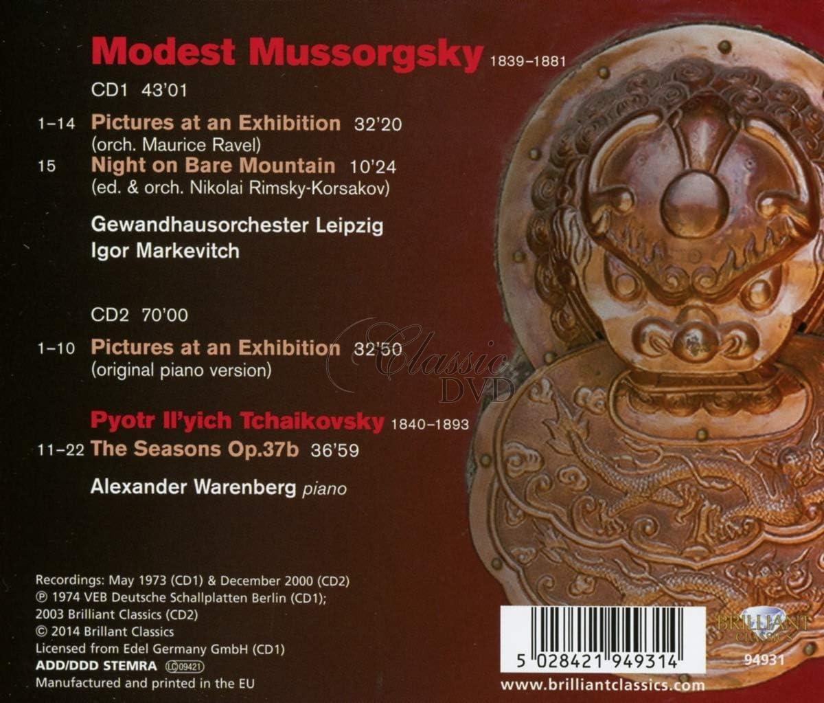 Mussorgsky: Pictures at an Exhibition for Orchestra & Solo Piano (2CD)