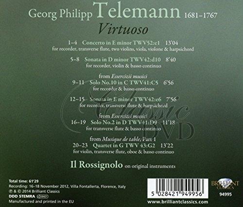 Telemann: Virtuoso/ Il Rossignolo - On Original Instruments (CD)