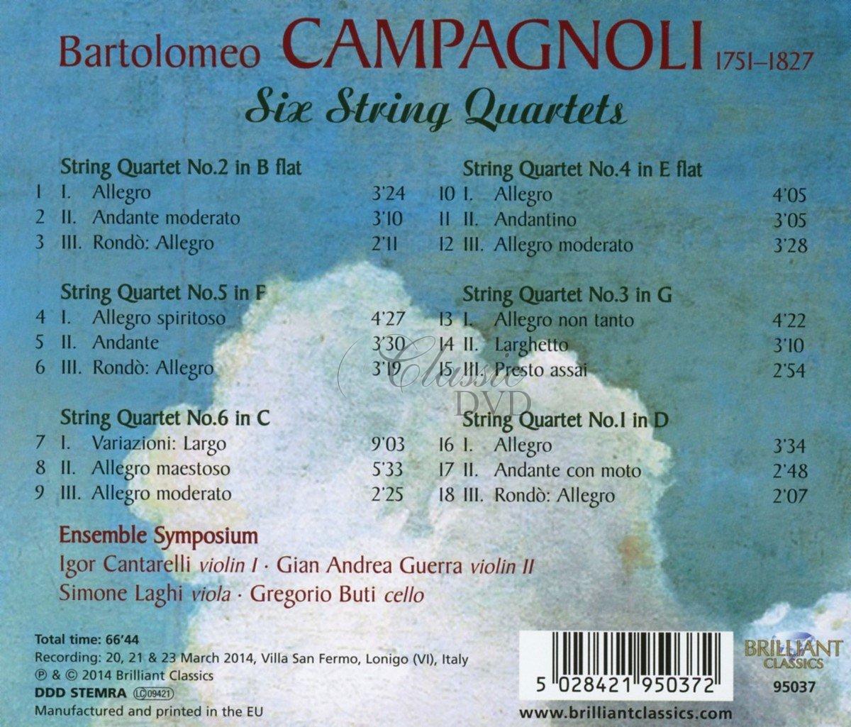 Campagnoli: String Quartets (CD)