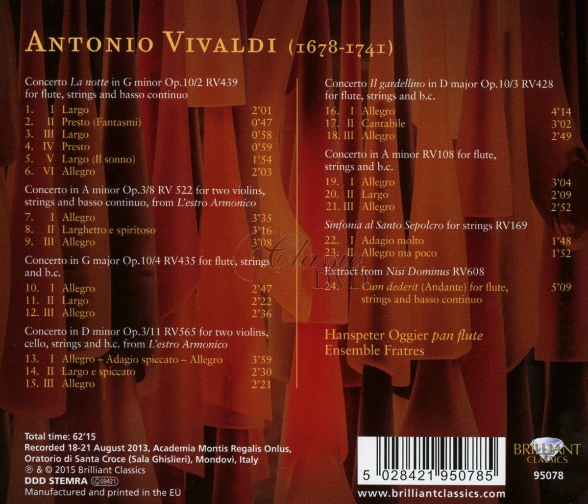 Vivaldi - Pan Flute Concertos (CD)