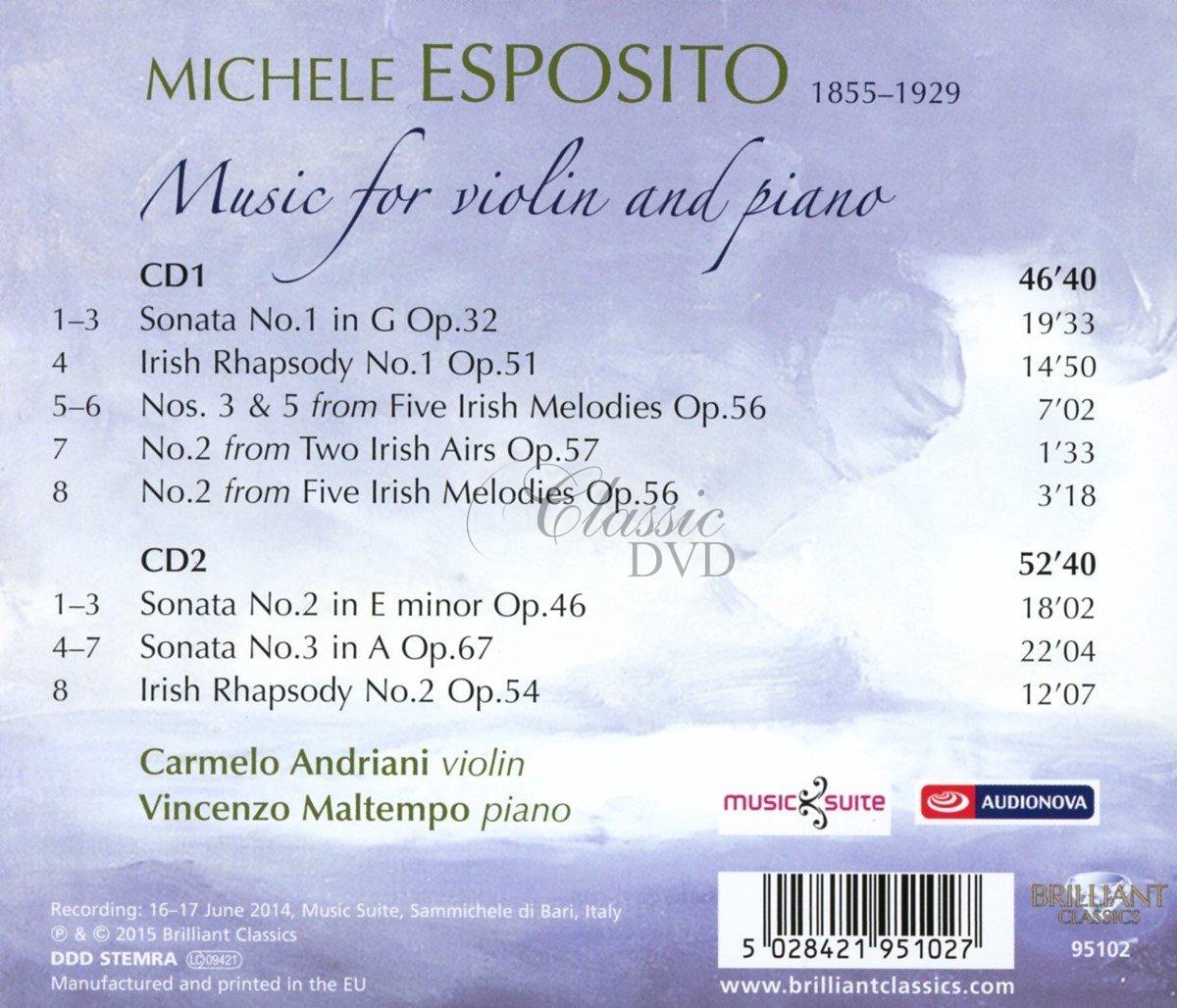 ESPOSITO: Music for Violin and Piano (2CD)