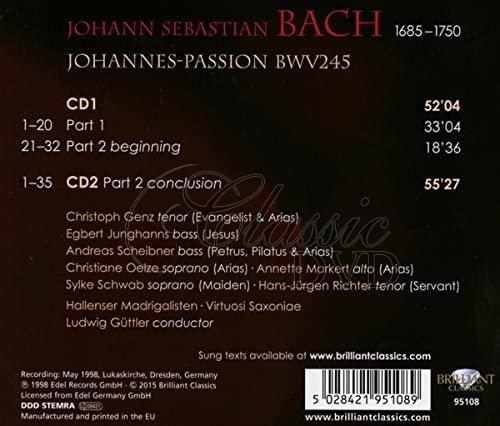 J.S. BACH Johannes Passion - Janovy pašije (2CD)