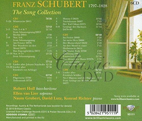 SCHUBERT: The Song Collection - Písně - Lieder (6CD)