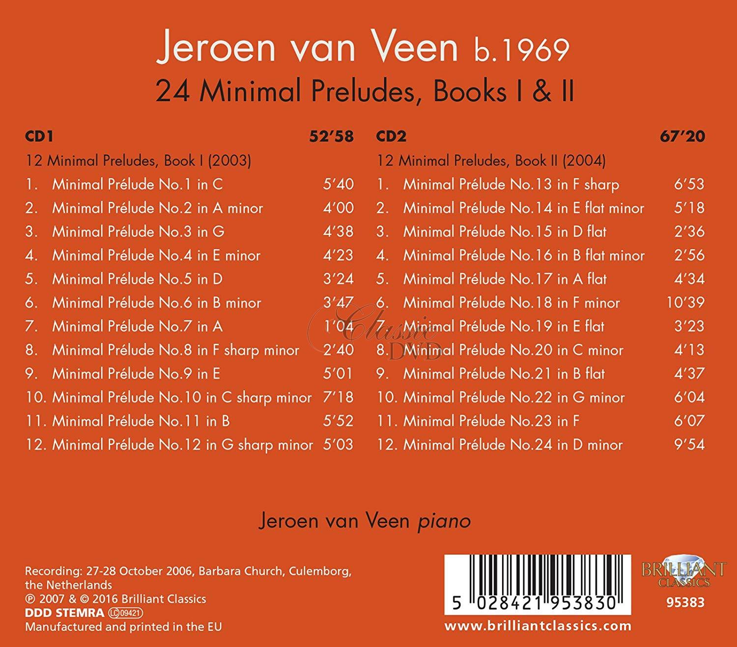 Jeroen van Veen - 24 Minimal Preludes (2CD)
